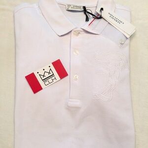 VERSACE COLLECTION MEDUSA LOGO POLO